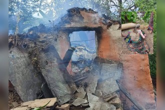 बैतडीमा आगलागीबाट घर जलेर नष्ट, ८४ वर्षीया वृद्धा गम्भिर घाइते 